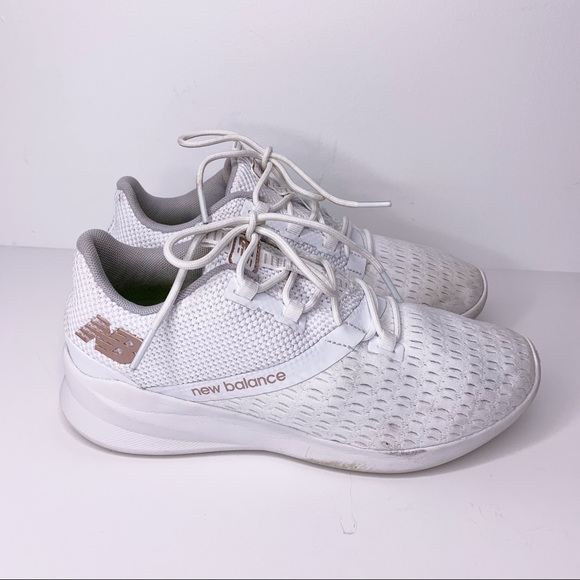 New Balance Shoes - NEW BALANCE White Fresh Foam Knit Sneakers Size 8